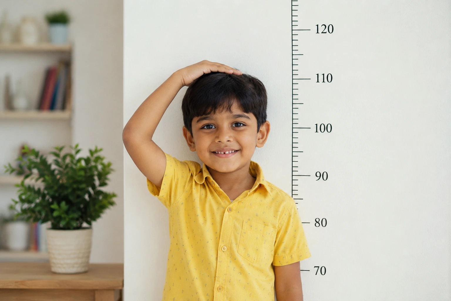 Orthopedic doctor checking child’s posture and bone growth during pediatric consultation.